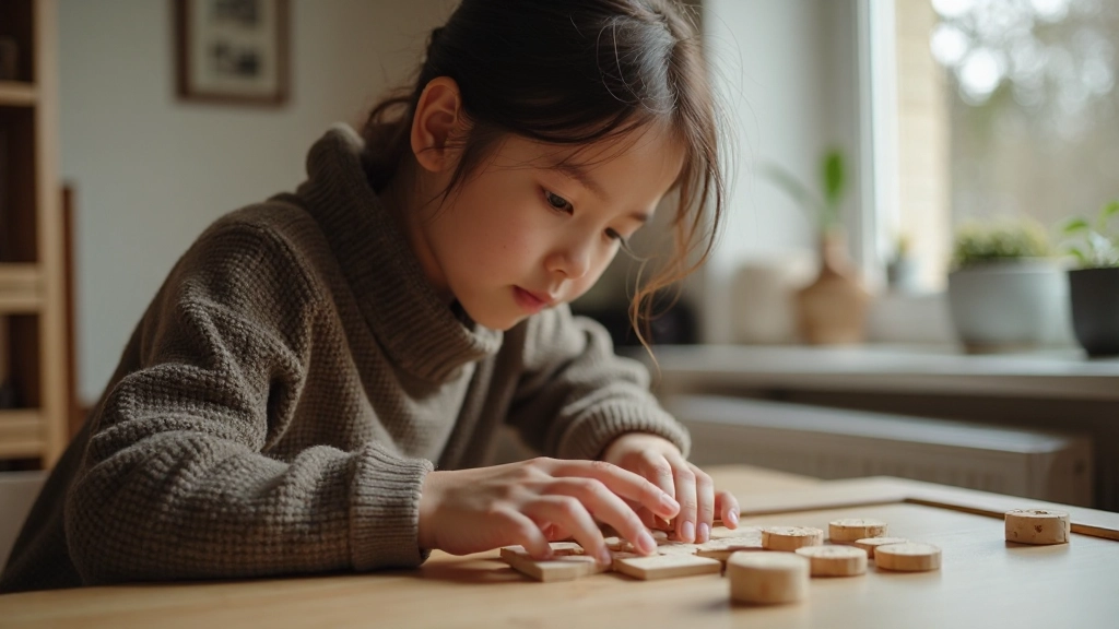 Человек решает сложную головоломку и когнитивное упражнение