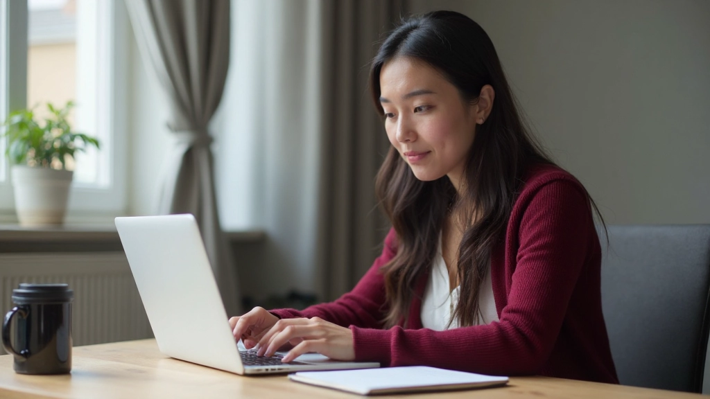 Организованный рабочий стол с ноутбуком и планировщиком